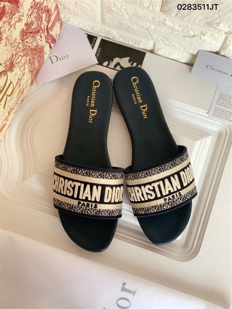 dior slides in store|christian Dior slippers women.